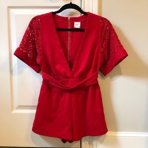 Angel Biba Red Romper